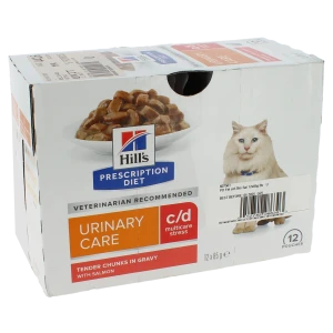 Prescription Diet Chat - Urinary Care 12x85g Saumon