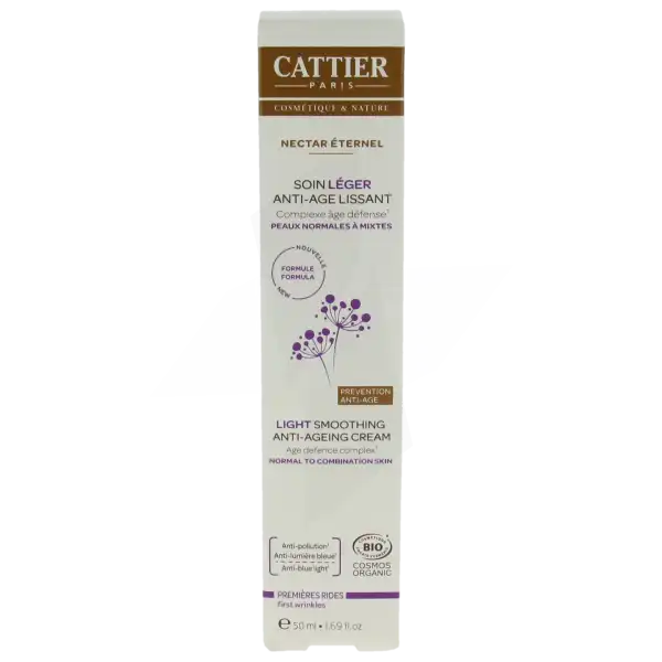 Cattier Nectar Eternel Cr Soin LÉger Anti-Âge Lissant Fl Airless/50ml