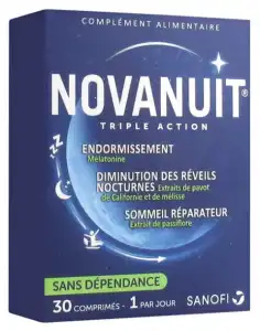 Acheter Novanuit Triple Action Comprimés B/30 à Saint-Mandrier-sur-Mer