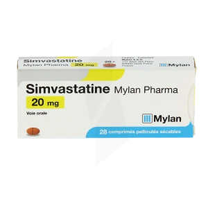 Simvastatine Viatris 20 Mg, Comprimé Pelliculé Sécable