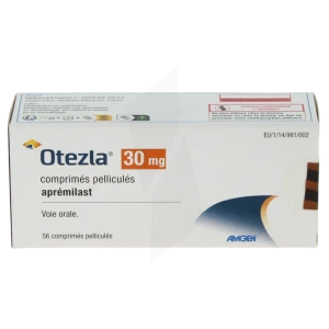 Otezla 30 Mg, Comprimé Pelliculé