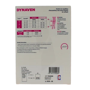 Sigvaris Dynaven Transparent Chaussette Classe 2 Femme Beige Bronzé Long L