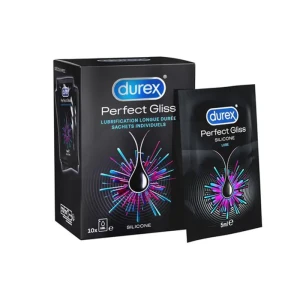 Durex Perfect Gliss Gel Lubrifiant 10 Sachets/5ml