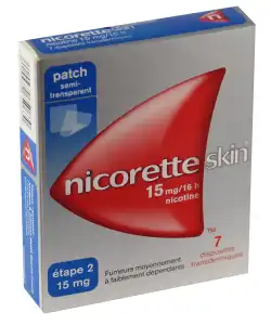 Nicoretteskin 15 Mg/16 Heures, Dispositif Transdermique à VALENCE