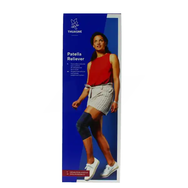 Thuasne Patella Reliever Genouillère Articulée Droite Gris Taille 4