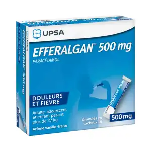 Efferalgan 500 Mg, Granulés En Sachet à Crocq