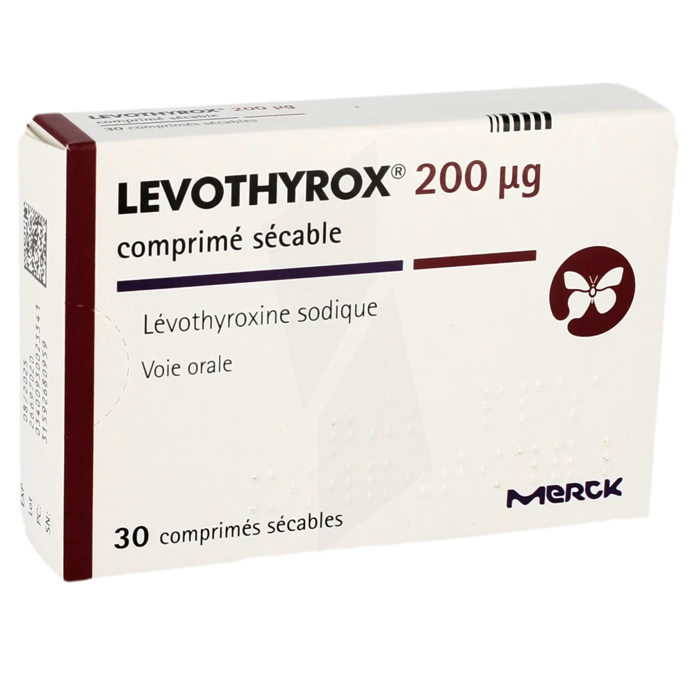 Levothyrox 200 Microgrammes, Comprimé Sécable