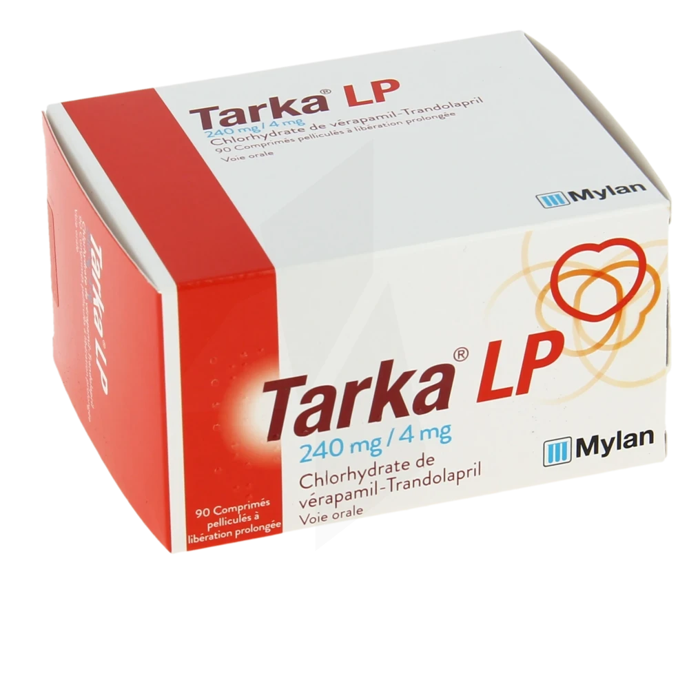 Tarka Lp 240 Mg/4 Mg, Comprimé Pelliculé à Libération Prolongée