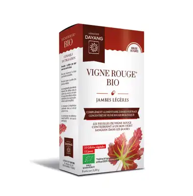 Dayang Vigne Rouge Bio 15 Gélules à Saint-Médard-en-Jalles
