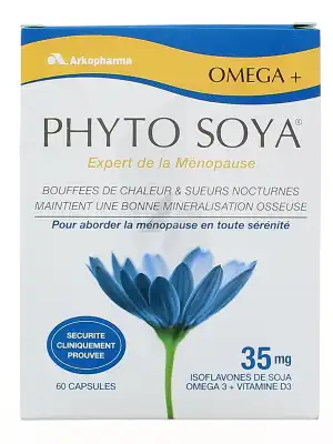 Phyto Soya 35mg + Omega 3 Caps B/60 à VITROLLES