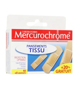 Mercurochrome Pansements Tissu X 40