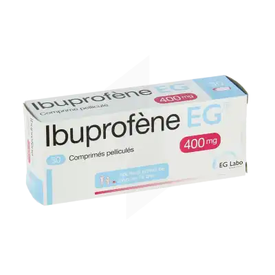 Ibuprofene Eg 400 Mg, Comprimé Pelliculé à CHAMPAGNOLE