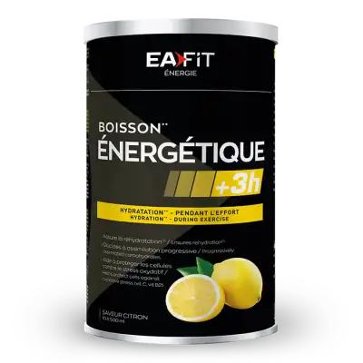 Eafit Energie Poudre Pour Boisson énergétique +3h Citron Pot/500g à Hendaye