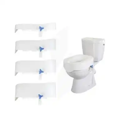 Rehotec Rehausse-wc Sans Couvercle Blanc 10cm à SARROLA-CARCOPINO