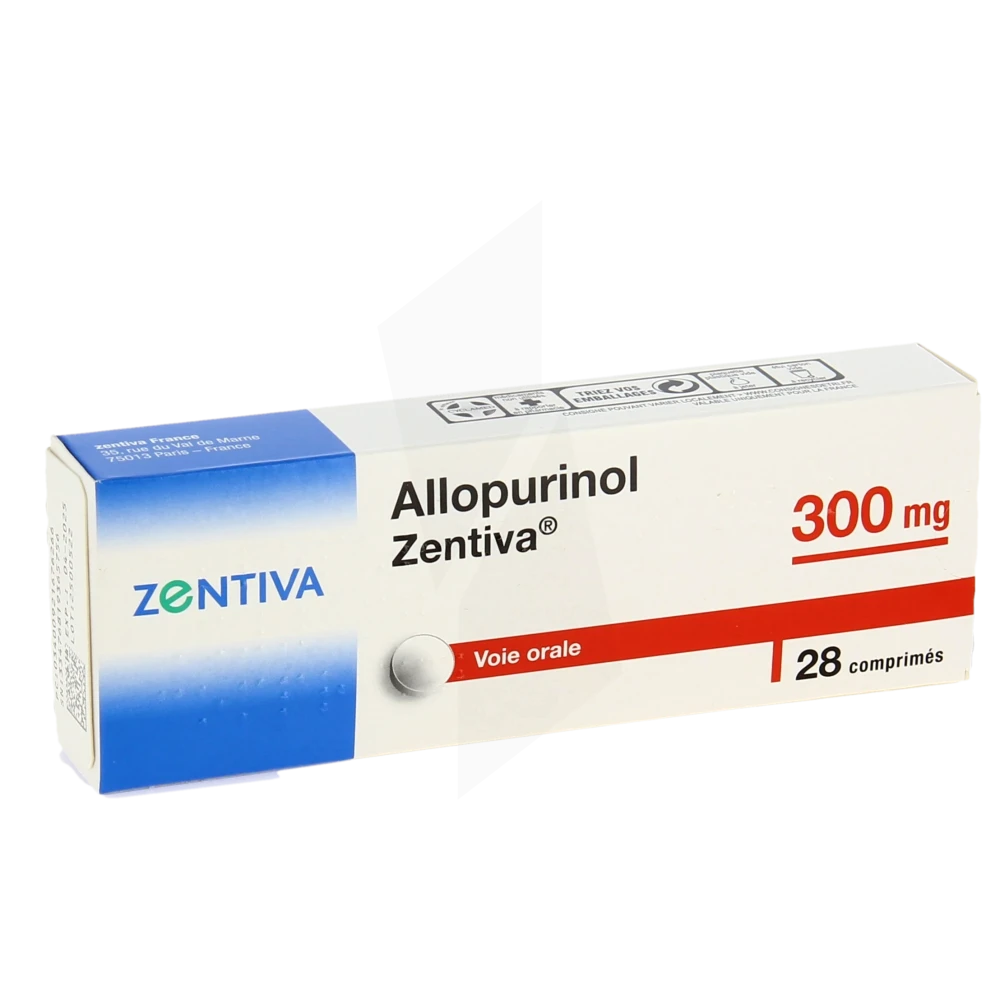 Allopurinol Zentiva 300 Mg, Comprimé