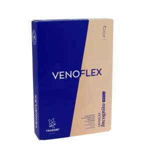 Venoflex Incognito Absolu 2 Chaussette Pied Ouvert Femme Naturel Taille 3n