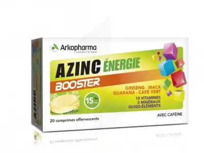 Azinc Energie Booster Comprimés Effervescents Dès 15 Ans B/20 à CANEJAN