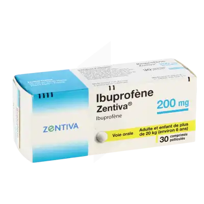 Ibuprofene Zentiva 200 Mg, Comprimé Pelliculé à Libourne