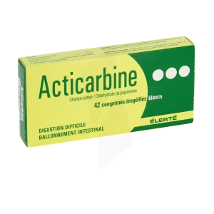 Acticarbine Comprimé Enrobé B/42