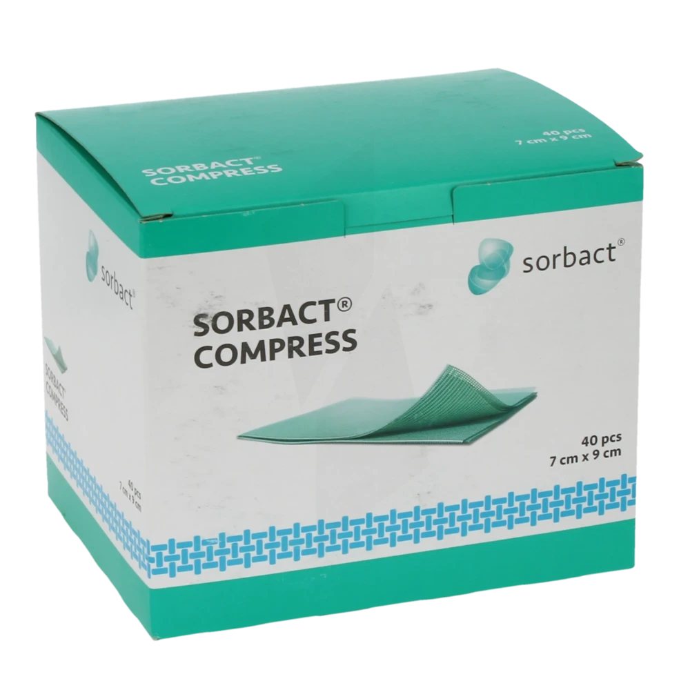 Sorbact Compress - 7cmx9cm - Boîte De 40