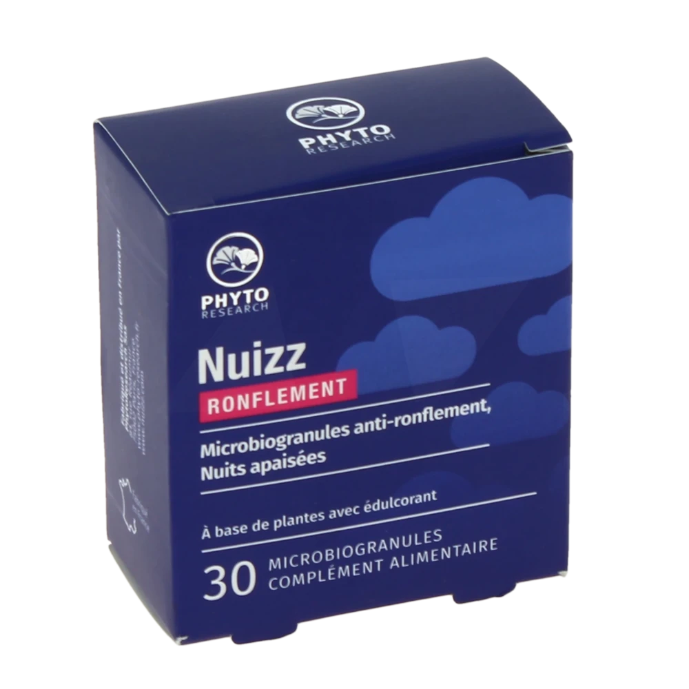 Nuizz Ronflement Granules Microbio Ronflement Obstruction Voies Respiratoires B/30