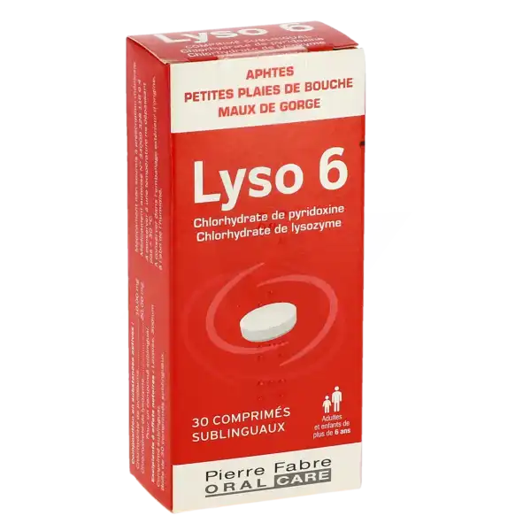 Lyso 6, Comprimé Sublingual