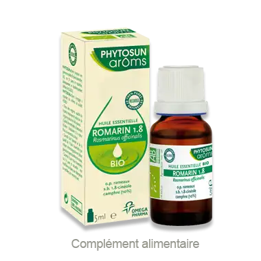 Phytosun Arôms Huiles essentielles Romarin 1.8 Bio 5 ml