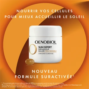 Oenobiol Sun Expert Caps Préparateur Solaire Peau Sensible 2pots/30