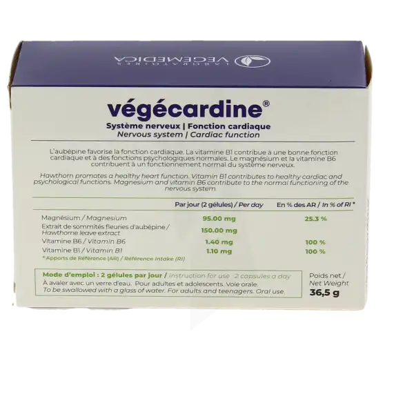 Vegecardine Gélules B/60