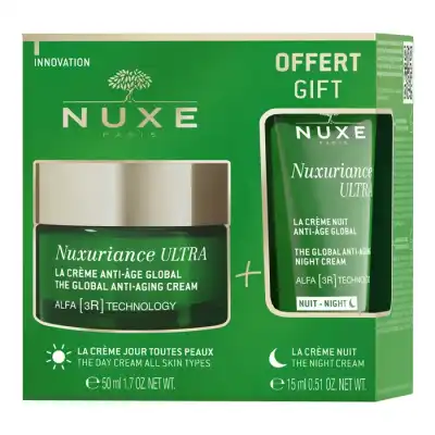 Nuxe Nuxuriance® Ultra Crème Riche Redensifiante Anti-âge Global Pot/50ml + Mini Nuit à Bordeaux