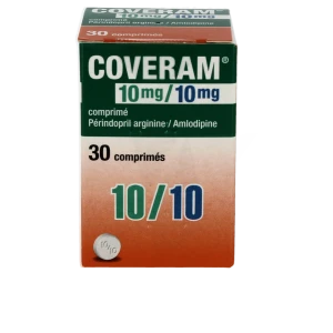 Coveram 10 Mg/10 Mg, Comprimé