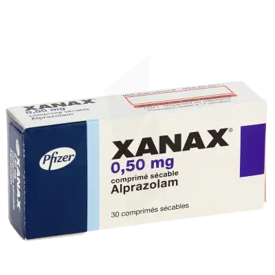 Xanax 0,50 Mg, Comprimé Sécable à PEYNIER