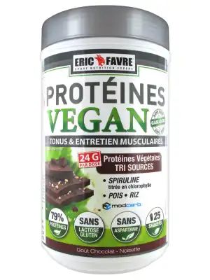 Eric Favre Protéines Vegan 750 G Saveur Chocolat Noisette à SAINT ORENS DE GAMEVILLE
