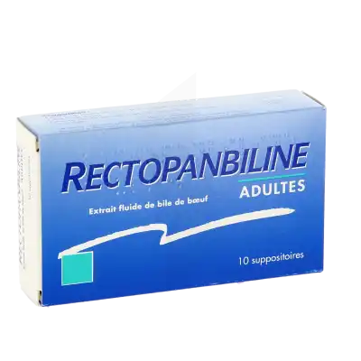 RECTOPANBILINE ADULTES, suppositoire