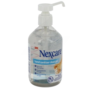 Nexcare Gel Désinfectant Mains Transparent Fl/500ml