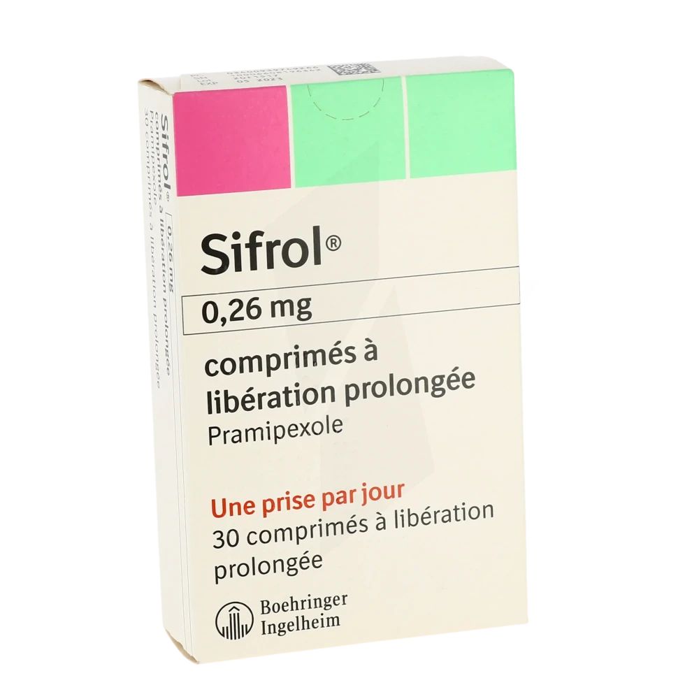 Sifrol 0,26 Mg, Comprimé à Libération Prolongée