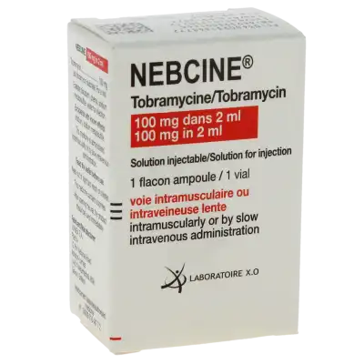 NEBCINE 100 mg, solution injectable