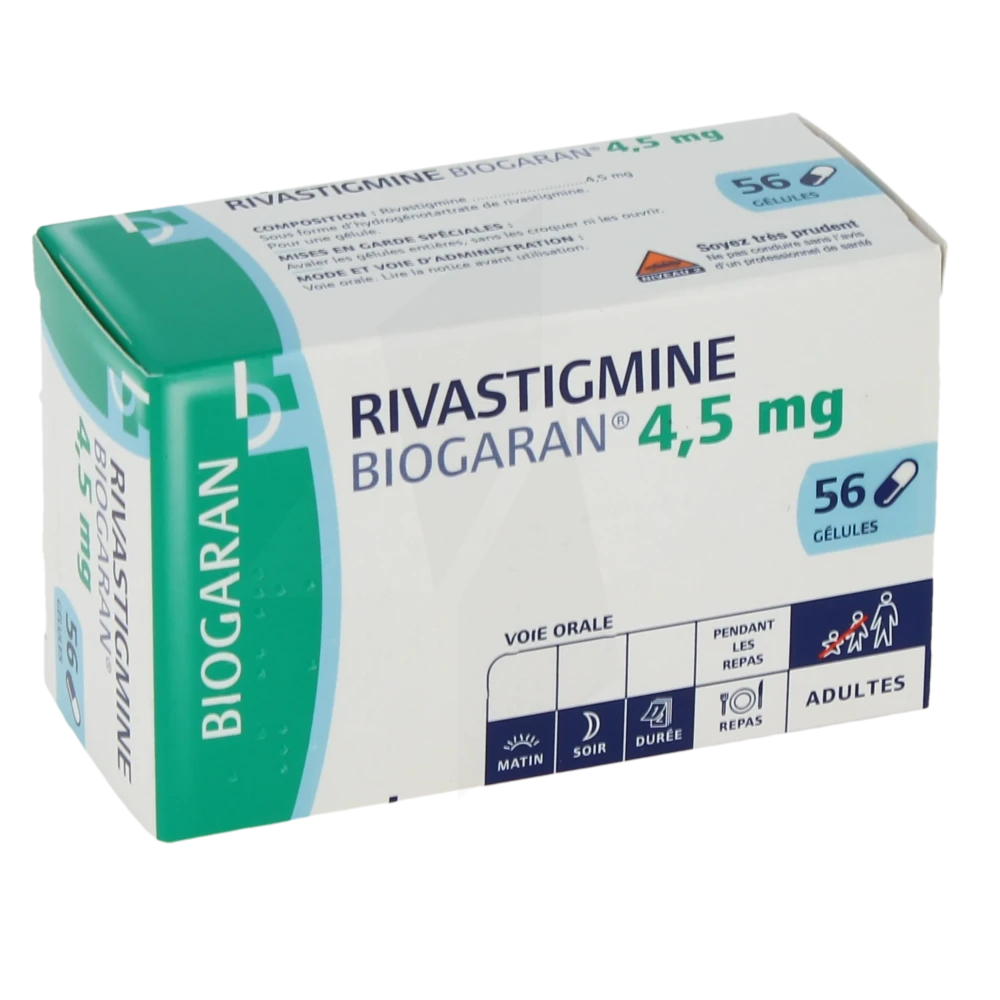 Rivastigmine Biogaran 4,5 Mg, Gélule