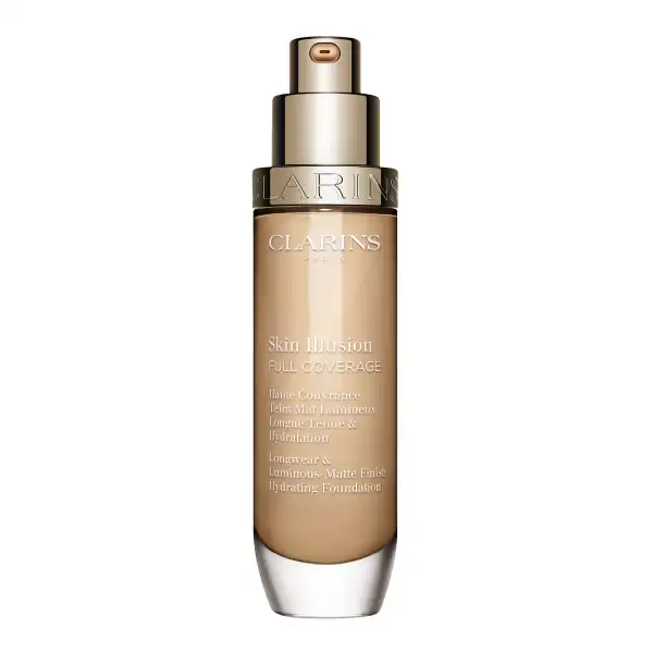 Clarins Skin Illusion Full Coverage Haute Couvrance Teint Mat Lumineux Longue Tenue & Hydratation 105n 30ml
