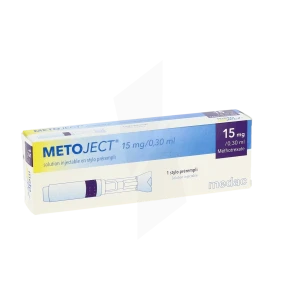 Metoject 15 Mg/0,30 Ml, Solution Injectable En Stylo Prérempli