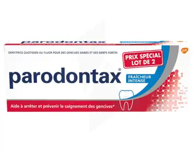 Parodontax Fraicheur Intense Lot 2*75ml à Concarneau