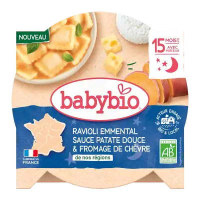 Acheter Babybio Alimentation infantile Ravioli emmental sauce patate douce Doypack/190g à St Médard En Jalles