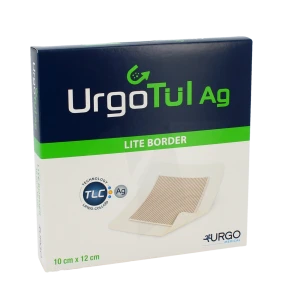 Urgotul Ag Lite Border, 10 Cm X 12 Cm , Bt 10