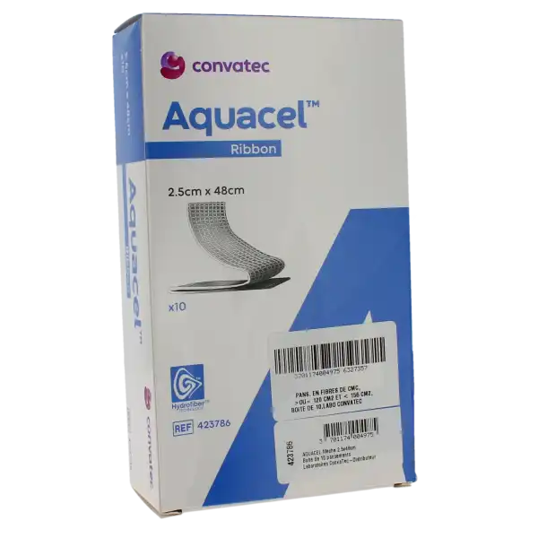 Aquacel Mèche Hydrofibre 2,5x48cm B/10