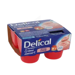 Delical Crème Hp Hc Florid Nutrim Fraise 4/200 G à Auterive