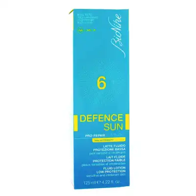 Bionike Defence Sun 6 Lait Fluide Peau Sensible Et Intolérante Fl/125ml à Andernos