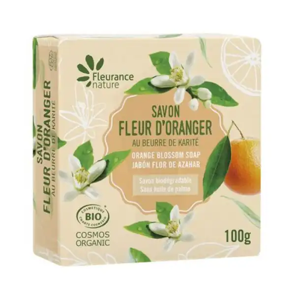 Fleurance Nature Savon Parfumé à La Fleur D'oranger 100g