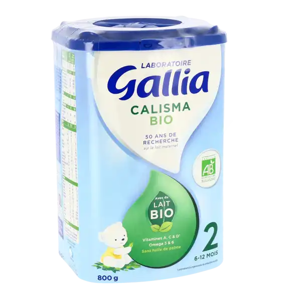 GALLIA CALISMA Bio 2 Lait en poudre Boîte de 800 g