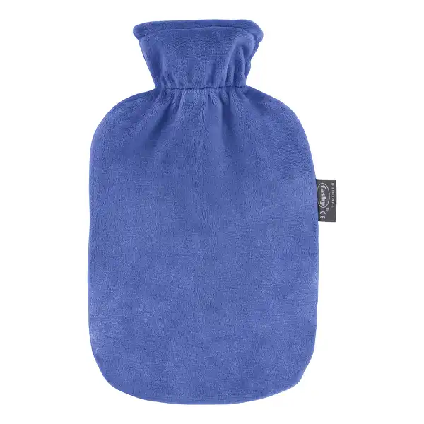 Soframar Fashy Bouillotte à Eau Déhoussable Velours Lilas 2l