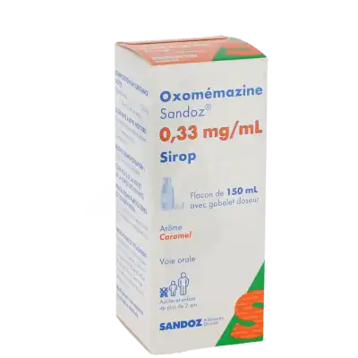 OXOMEMAZINE SANDOZ 0,33 mg/ml, sirop